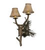 15" Wide Lone Pine 2 LT Wall Sconce