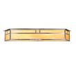 38"W Hyde Park Double Bar Mission Vanity Light