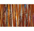 32"W X 22"H Marina Sun Fused Glass Wall Art