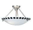 18"W Metro Fusion Enduro Glass Semi-Flushmount
