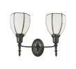 18"W Borough Hall 2 LT Wall Sconce