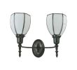 18"W Borough Hall 2 LT Wall Sconce