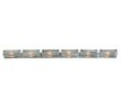 73"W Metro Fusion Branches 6 LT Glass Vanity Light