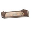 24"W Oak Leaf & Acorn Vanity Light