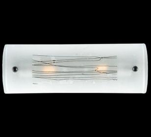 18"W Metro Fusion Twigs Glass Vanity Light