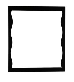 28" WIDE X 32"HIGH WAVY MIRROR FRAME