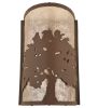 7.75"W Oak Tree Wall Sconce