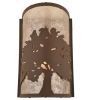 7.75"W Oak Tree Wall Sconce