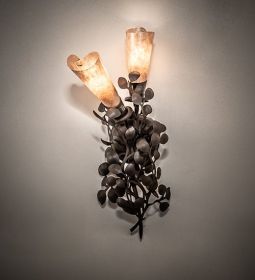 11" Wide Vinca Vine 2 LT Wall Sconce