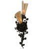 6"W Vinca Vine 2 LT Wall Sconce