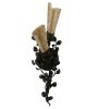 6"W Vinca Vine 2 LT Wall Sconce