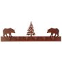 36"L Bear on the Loose 6 Hooks Coat Rack