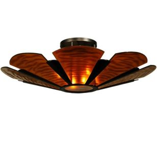 48.75"W Metro Fusion Elite Glass Semi-Flushmount