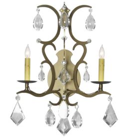 16" Wide Yolanda 2 Light Wall Sconce