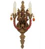9"W Grosetto 2 LT Crystal Wall Sconce