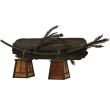 25"W Pine Branch Valley View 2 LT Vanity Light