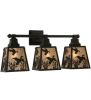 28"W Ducks in Flight 3 LT Wall Sconce