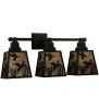 28"W Ducks in Flight 3 LT Wall Sconce