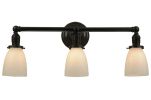 23.5"W Revival Chelsea 3 LT Paddle Socket Wall Sconce