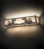 24" Wide Leaping Trout Vanity Light