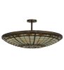 36"W Fleur-de-lis Semi-Flushmount