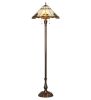 63"H Shell with Jewels Floor Lamp