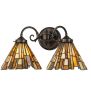 17"W Delta Jadestone 2 LT Wall Sconce