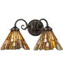 17"W Delta Jadestone 2 LT Wall Sconce