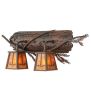 24"W Pine Branch Valley View 2 LT Vanity Light