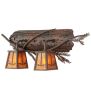 24"W Pine Branch Valley View 2 LT Vanity Light