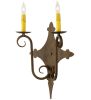 13"W Angelique 2 LT Wall Sconce