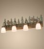 35"W Wandering Moose 4 LT Vanity Light