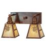 17.5"W Winter Pine 2 LT Vanity Light