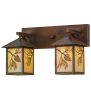20"W Balsam Pine 2 LT Vanity Light