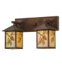 20"W Balsam Pine 2 LT Vanity Light
