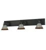 36"W Prairie Mission 3 LT Vanity Light