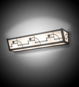 24" Wide Revival Deco Vanity Light