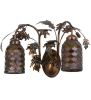 20"W Oak Leaf & Acorn 2 LT Wall Sconce