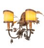 18"W Oak Leaf & Acorn 2 LT Wall Sconce