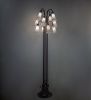 63" High White Tiffany Pond Lily 12 LT Floor Lamp