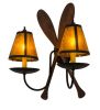 17.5"W Paddle 2 LT Wall Sconce
