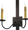 15"W Primitive 2 LT Wall Sconce