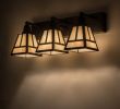 24"W "T" Mission 3 LT Vanity Light