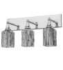 24"W Metro Fusion Licorice 3 LT Vanity Light