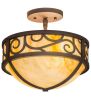 12"W Lilliana Semi-Flushmount