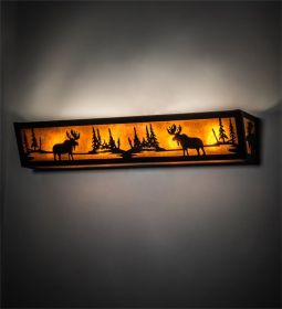 36" Wide Moose at Lake Vanity