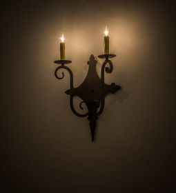 12"W Angelique 2 LT Wall Sconce