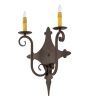 12"W Angelique 2 LT Wall Sconce