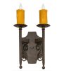 9"W Toscano 2 LT Wall Sconce
