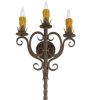 16" Wide Palmira 3 Light Wall Sconce